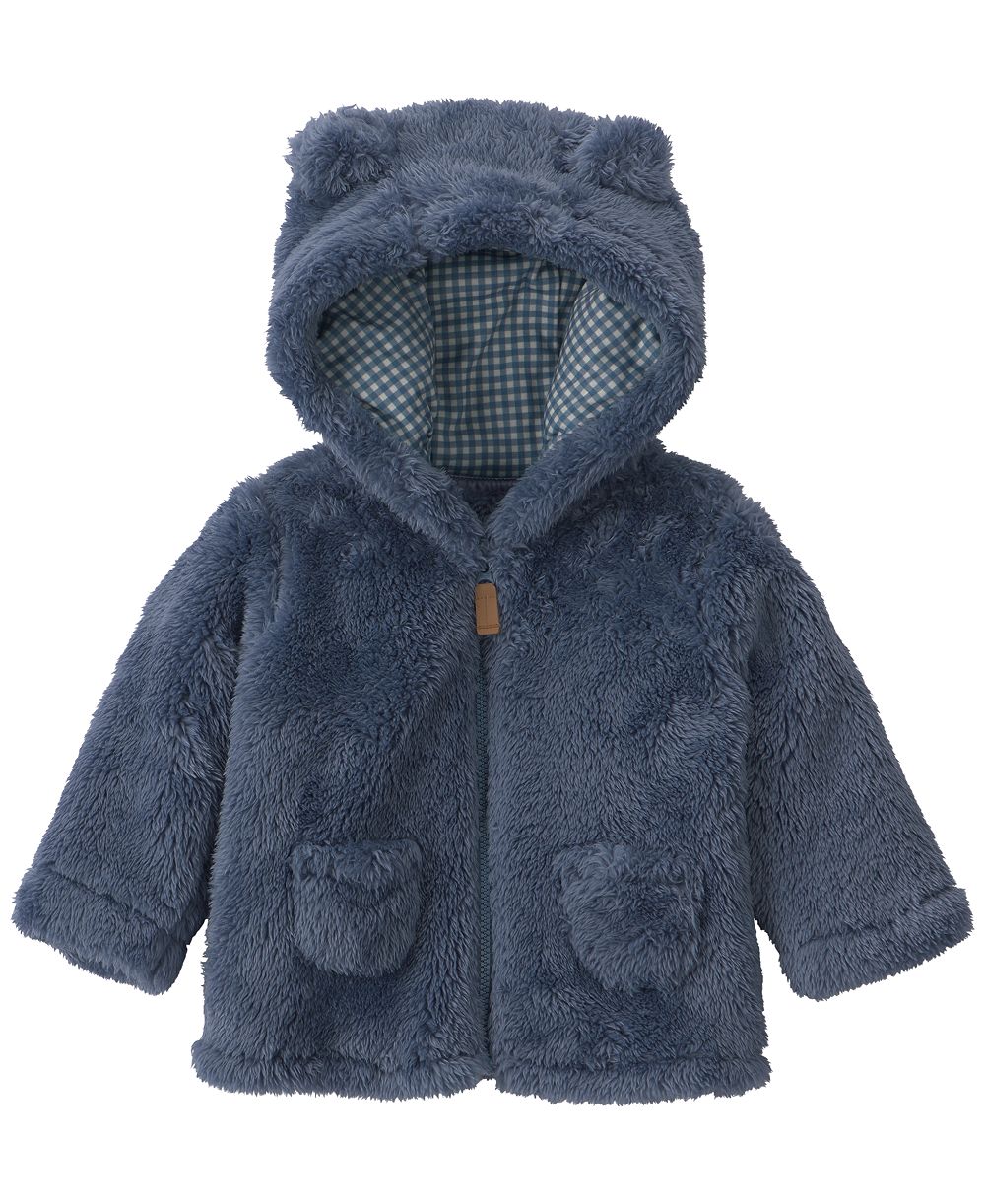 Carter's Baby Boys' Bear Ears Hooded Full-Zip Fleece Jacket