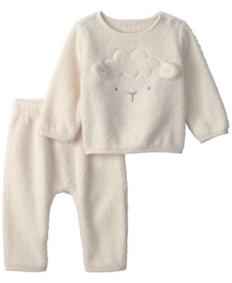 Carter's Baby Boys' or Baby Girls' Lamb Fleece Top and Pants, 2-Piece Set