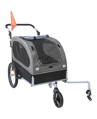 RUIE 2 in 1 Dog Bike Trailer and Pet Stroller for Pets up to 88 lbs