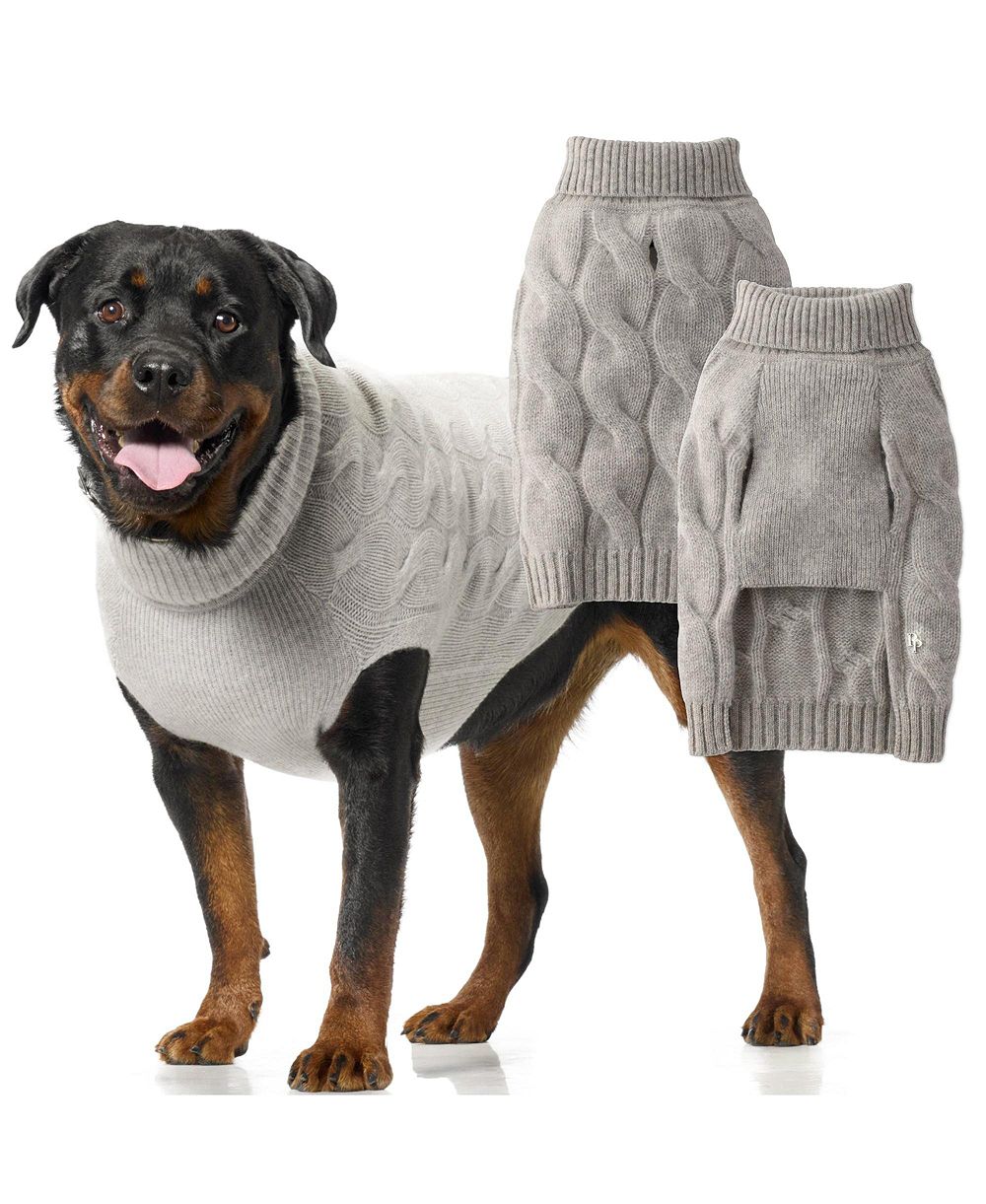 Жилет со свитерной вязкой Clark The Chunky Cable от Pet Passion