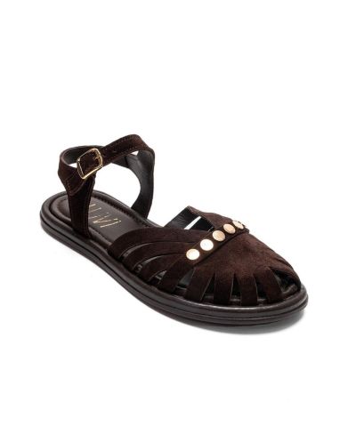 Forever & Always Shoes Женские кожаные босоножки Chiela с ремешком на щиколотке