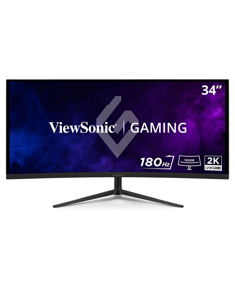 ViewSonic VX3418C-2K 34" MVA QHD 180Hz Curved Gaming Computer Monitor