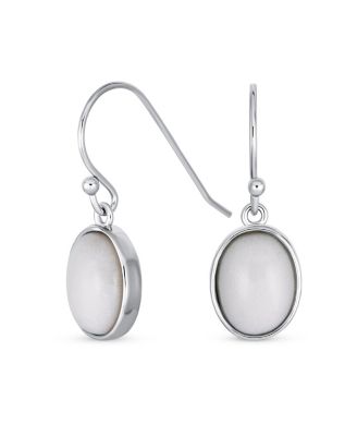 Bling Jewelry серьги-подвески с натуральным камнем и позолотой, серебро 925 пробы