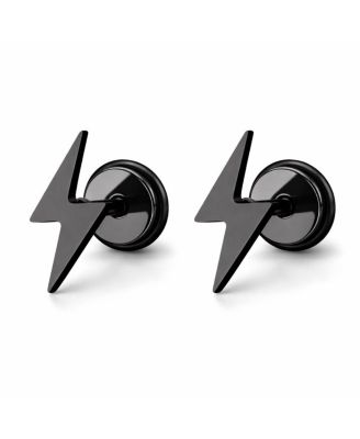 Серьги-гвоздики Rebl Jewelry Women's Lightning Bolt Screwback