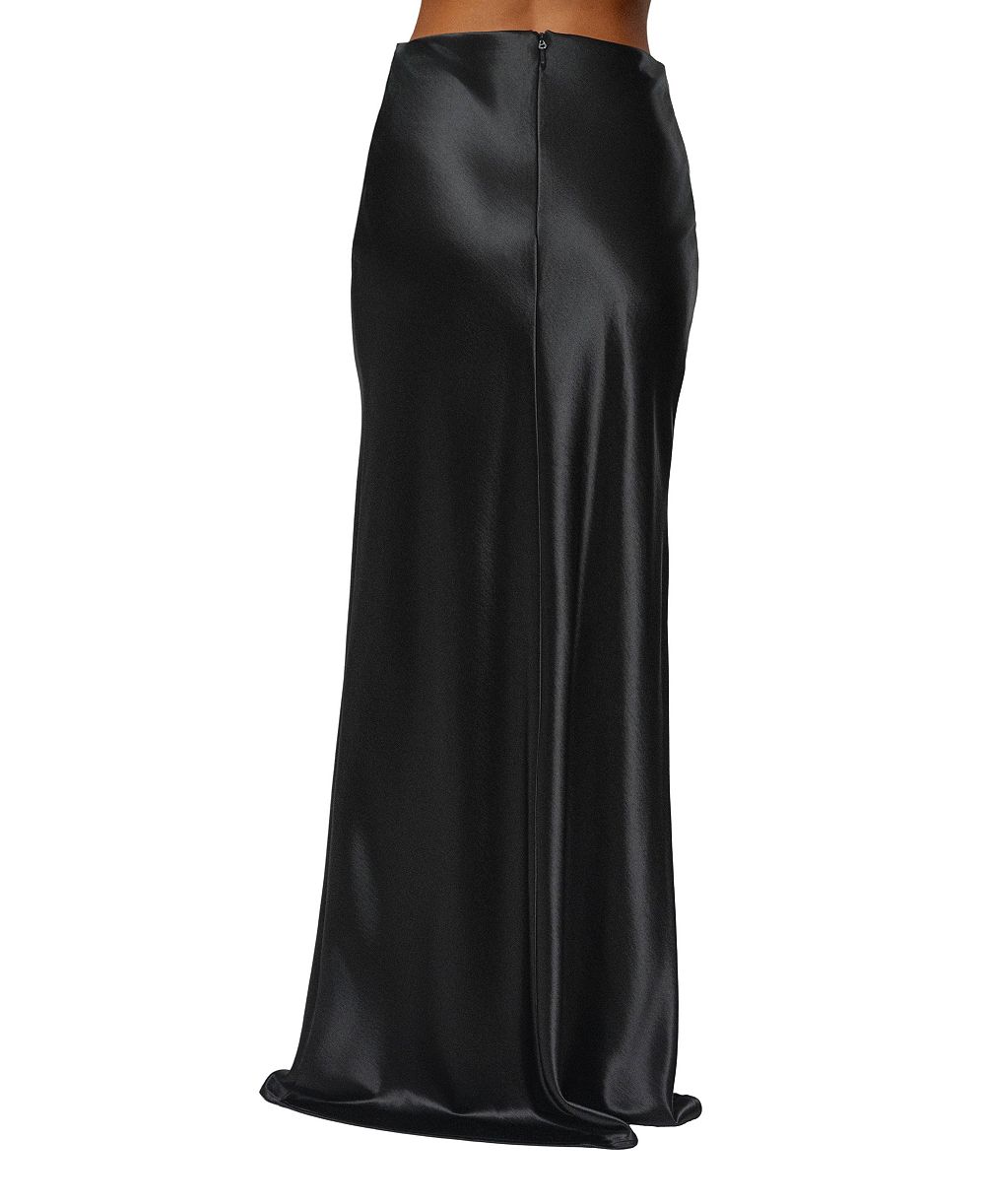 JLUXLABEL Women's Tradition Satin Maxi Skirt
