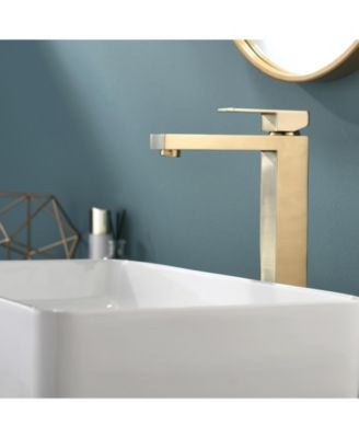 PHYING  Bathroom Faucet, Brushed  Faucet for Bathroom Sink,  Single Hole Bathroom Faucet Modern Single Handle Vanity Basin Faucet