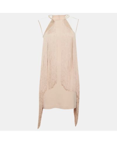 Мини-платье Stella Mccartney Women's Crepe Fringed, б/у