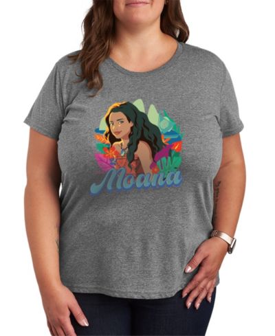 Женская футболка Hybrid Apparel Plus Size Moana Floral Short-Sleeve