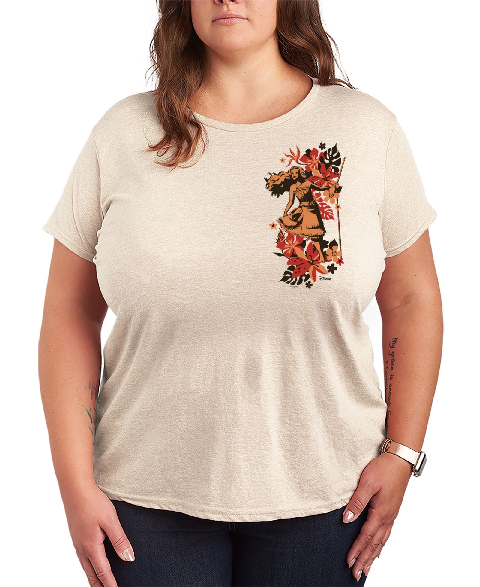 Футболка Hybrid Apparel Plus Size Moana Way-Finder