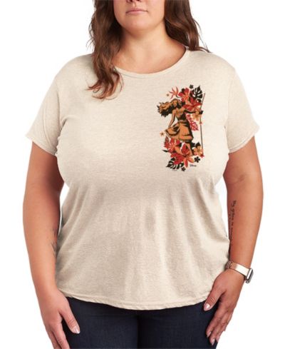 Hybrid Apparel Plus Size Moana Way-Finder Graphic T-Shirt
