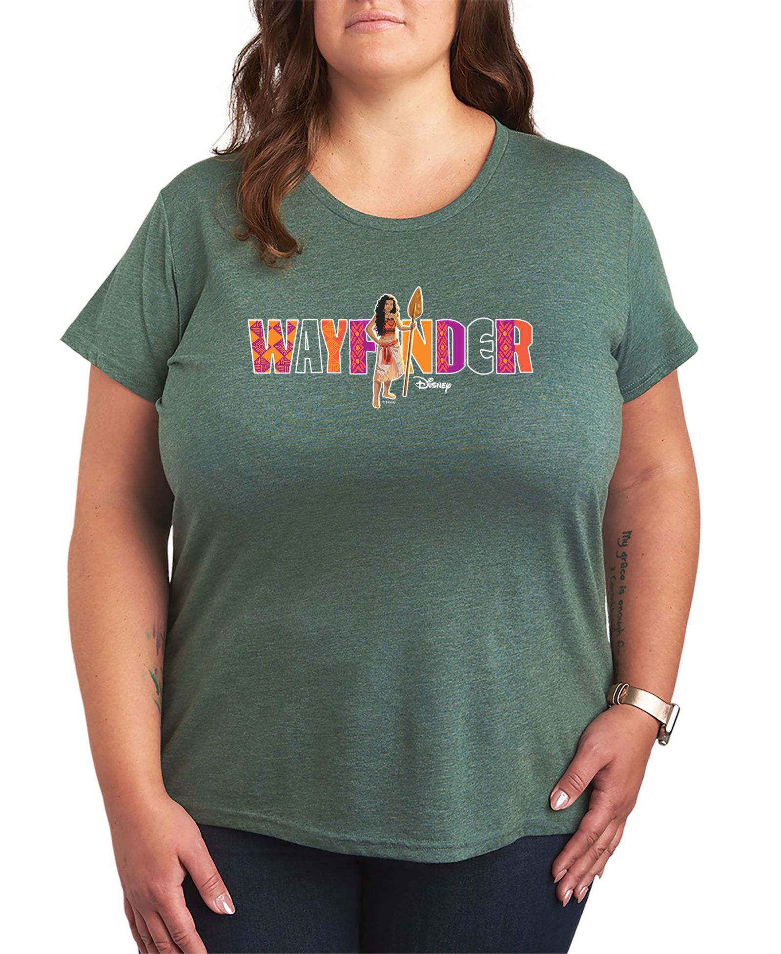 Графическая футболка Hybrid Apparel Plus Size Moana Way-Finder