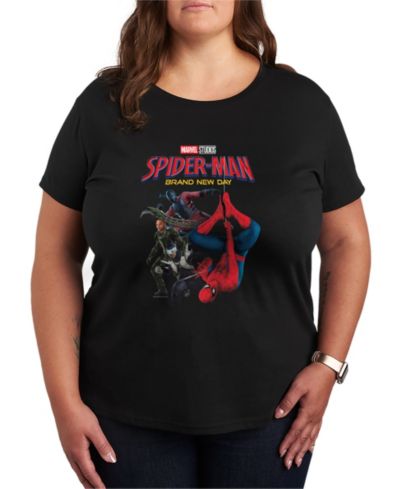 Hybrid Apparel Plus Size Spider-Man Brand New Day Scorpion and Heroes Graphic T-Shirt