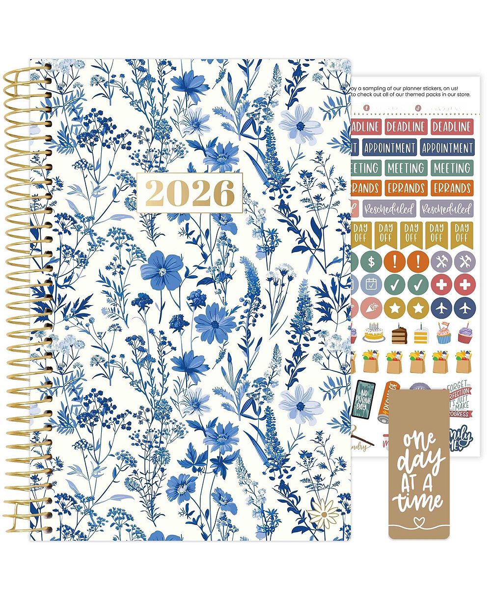 GNUADZ 2026 Planner Weekly Monthly Agenda Stickers Bookmark