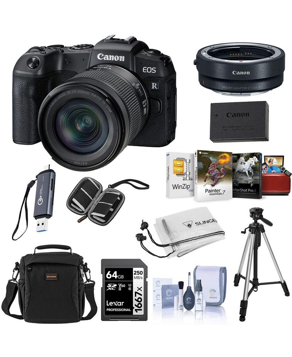 Canon EOS RP with RF 24-105mm f/4-7.1 IS STM Lens 26.2MP Mirrorless Full-Frame Camera