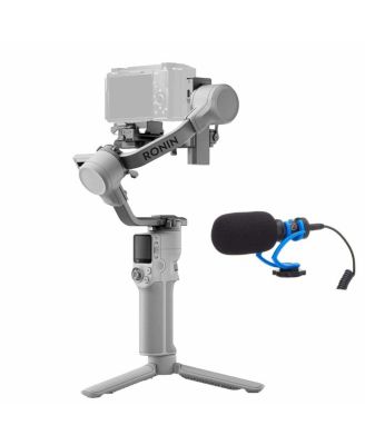 DJI RS 4 Mini 3-Axis Handheld Gimbal Stabilizer + Shotgun Microphone