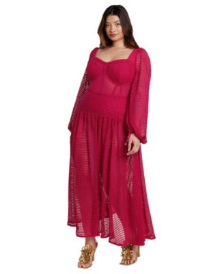 Платье макси PatBO x ELOQUII с корсетным поясом Женское Plus Size
