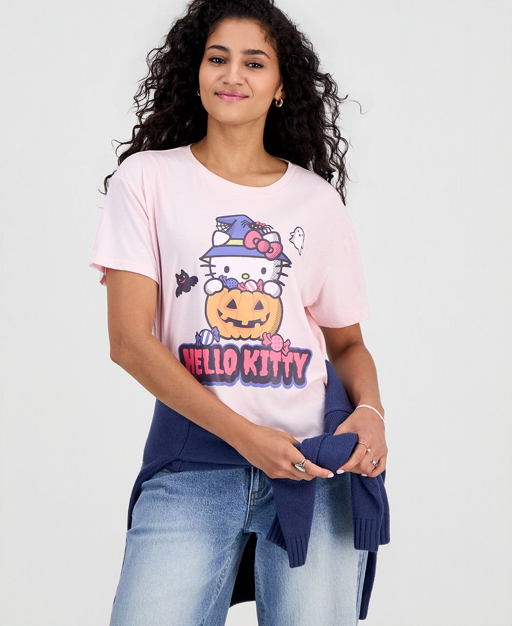 Детская футболка Grayson Threads The Label Hello Kitty Pumpkin Graphic-Print