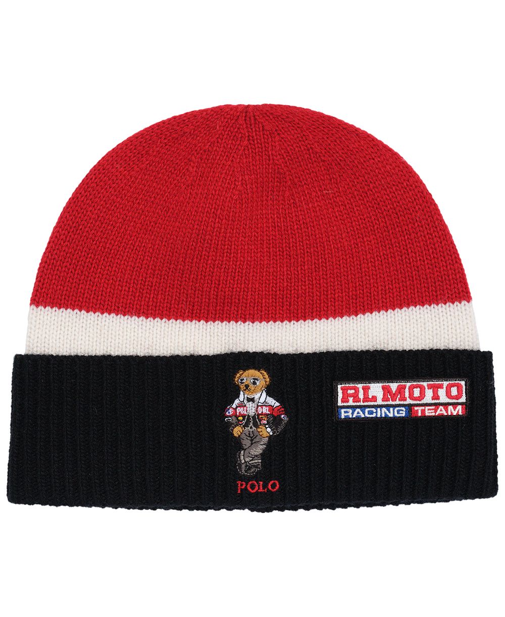 Мужская шапка-бини Polo Ralph Lauren с узором Holiday Bear