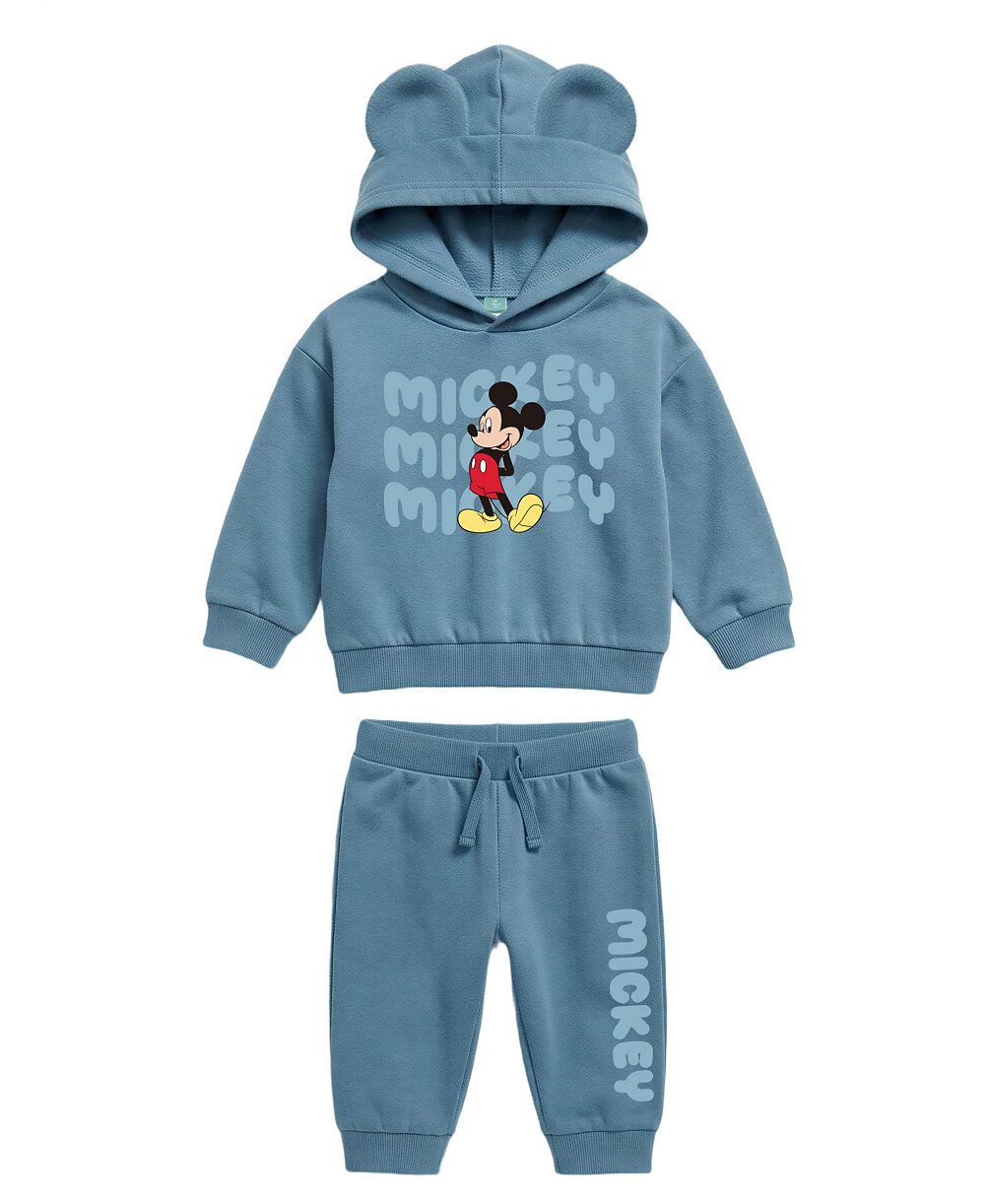 Disney Baby Boys' детский комплект из 2 предметов: худи с ушками Микки и джоггеры