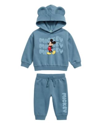 Disney Baby Boys' детский комплект из 2 предметов: худи с ушками Микки и джоггеры