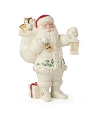 Фигурка Lenox Santa с фонарем
