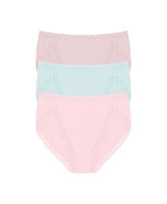 Женские трусики Natori Bliss Pima Cotton French Cut, набор 3 шт