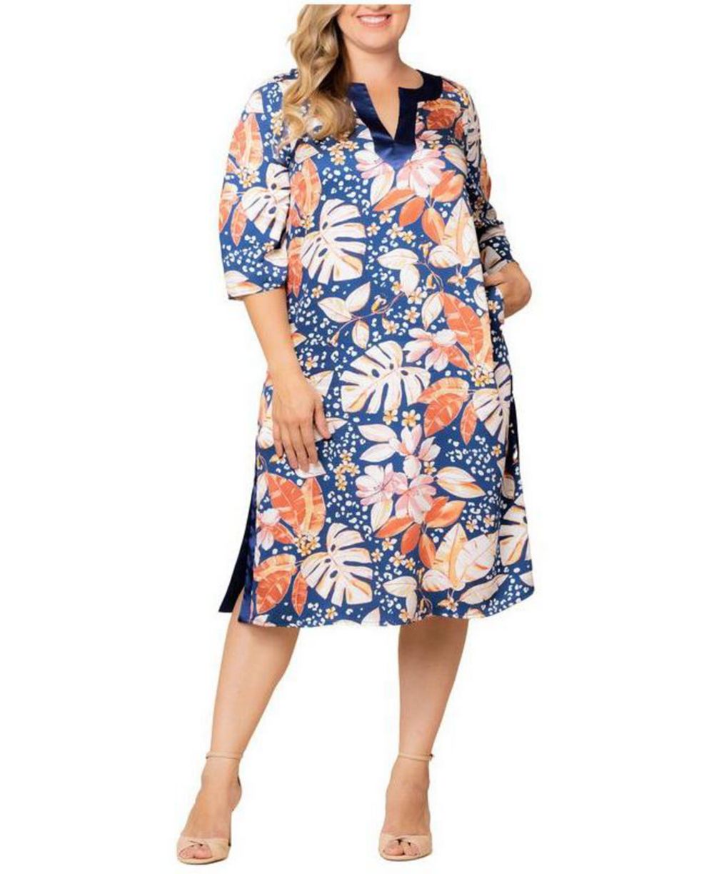 Kiyonna Женский кафтан Plus Size Nora