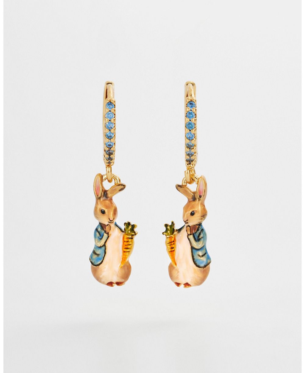 Серьги-кольца Fable England Peter Rabbit Carrot Charm