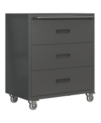 Металлический шкаф для хранения VIYET 3-Drawer Heavy Duty с колесами