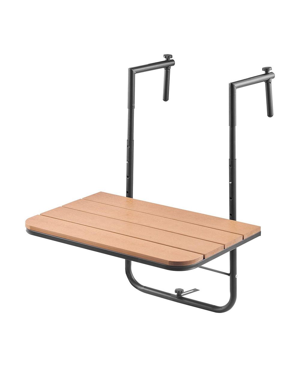 Подвесной столик для балкона COZITO Folding Railing Table с 4 уровнями высоты