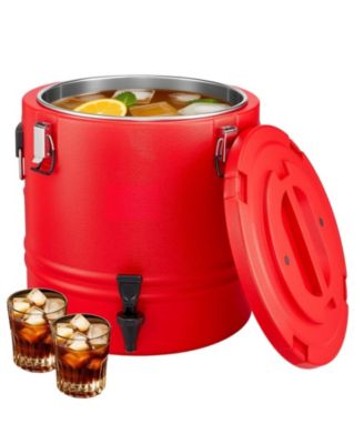 COZITO Insulated Beverage Dispenser, 8 Gal 30L Hot and Cold Drink Server with Spigot