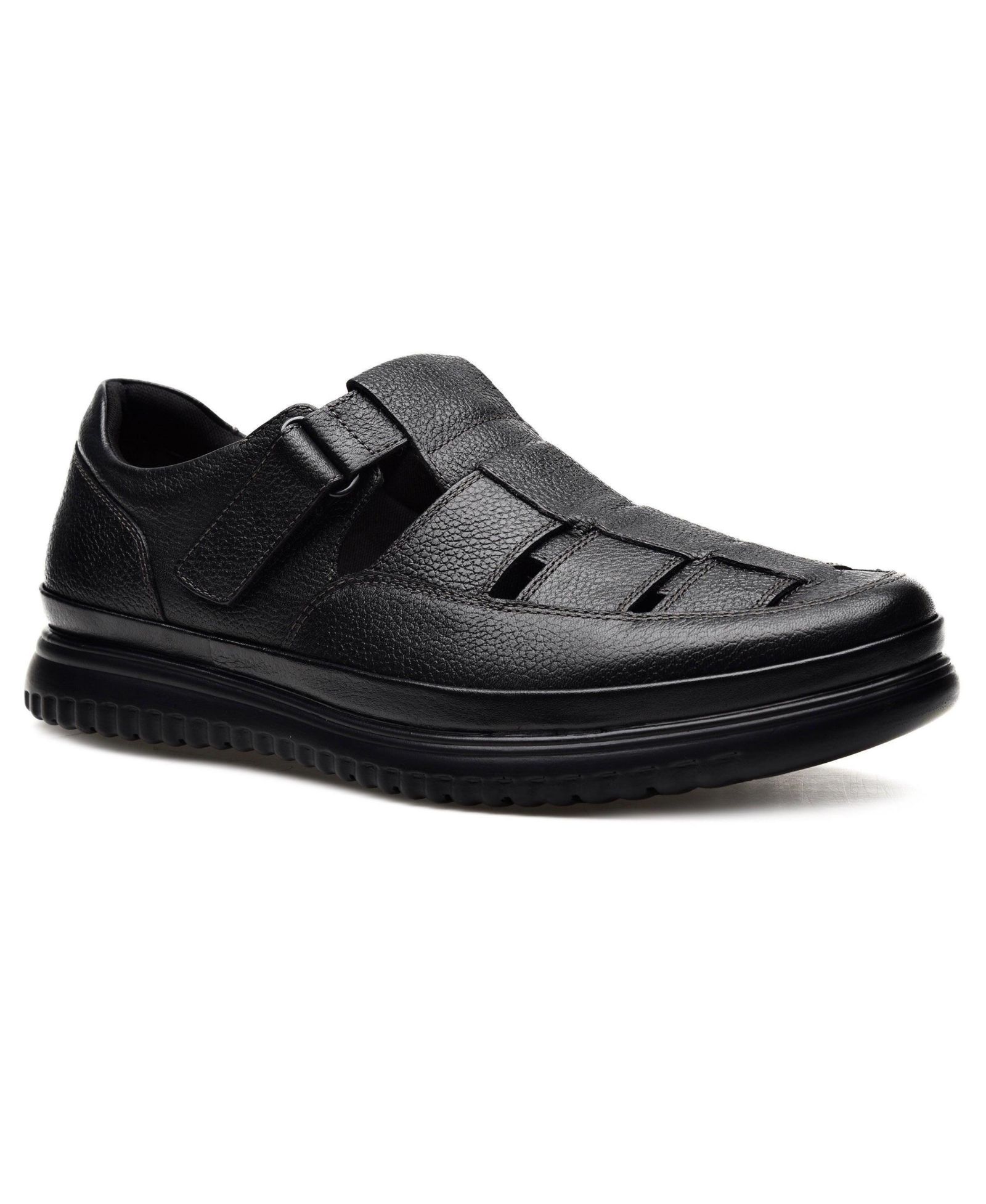 PAZSTOR Men's Premium Comfort Leather Closed Toe Casual Sandals Memphis