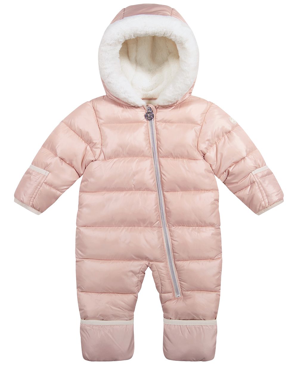 Детский комбинезон Michael Kors Baby Girls' с капюшоном из искусственного меха для коляски