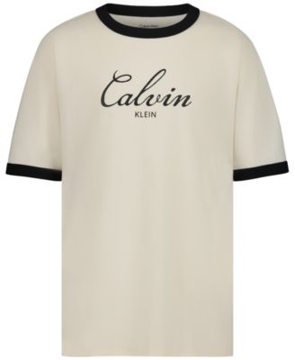 Детская футболка Calvin Klein Ringer Short-Sleeve 8-20