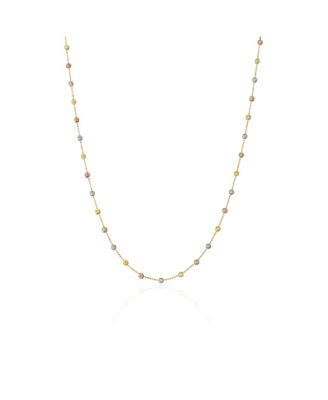 Spero London Dorissa Multicolour Sterling Silver Beaded Single Necklace