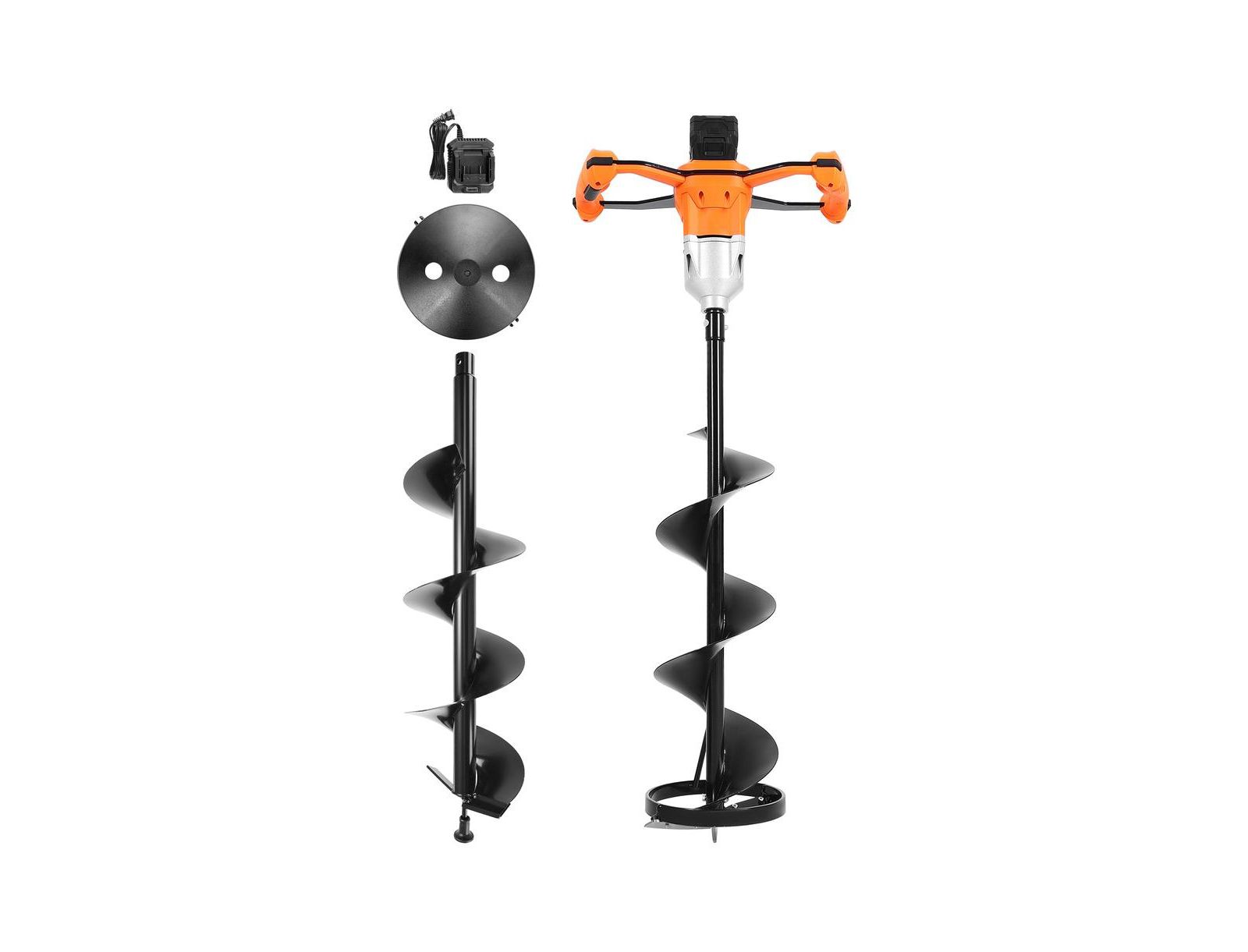 Бензопила SUGIFT 20V Cordless Ice Auger с буром 8 in 2-in-1