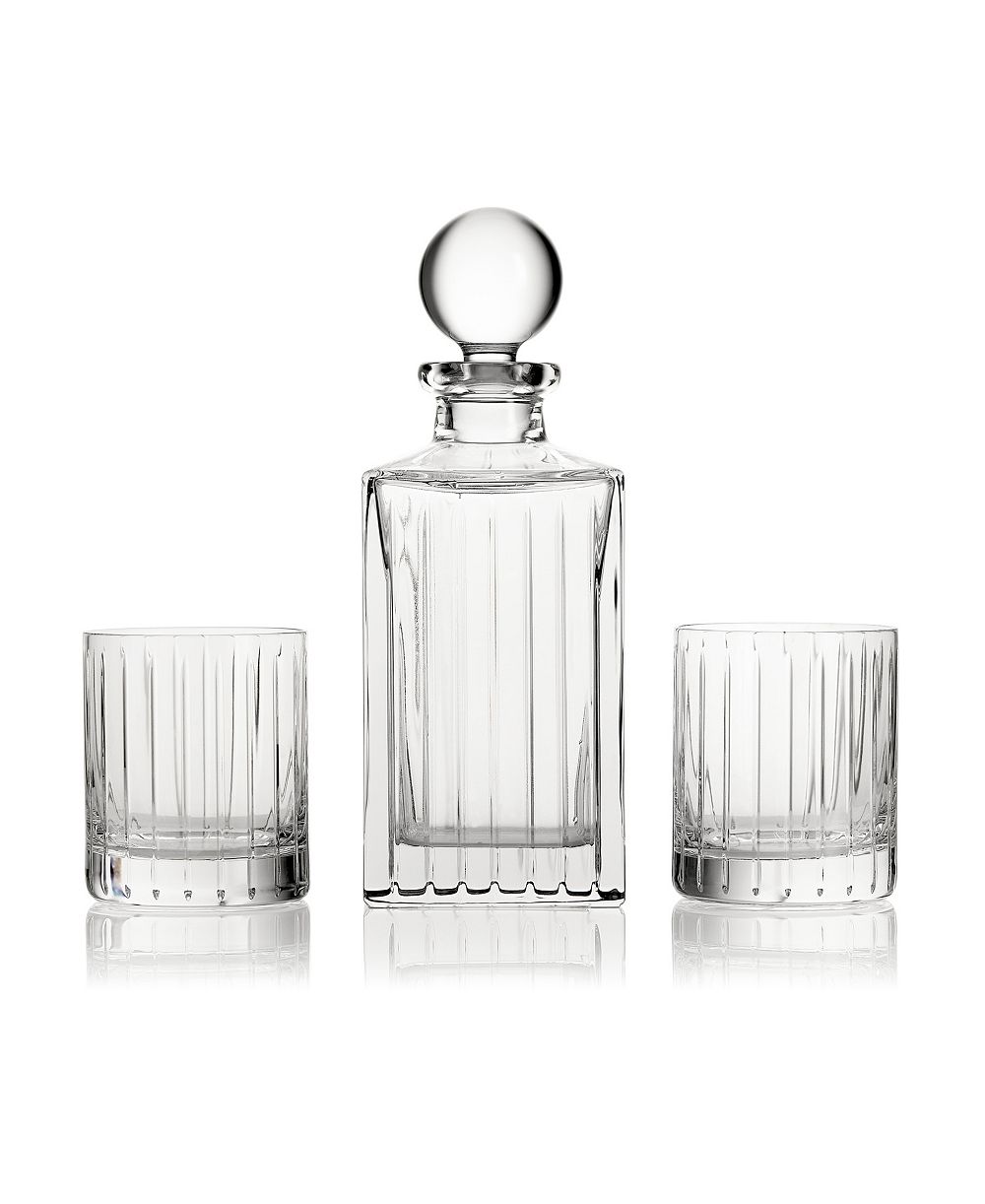 Marquis by Waterford Herald Decanter & Double Old Fashioned Glasses Set, 3-Piece