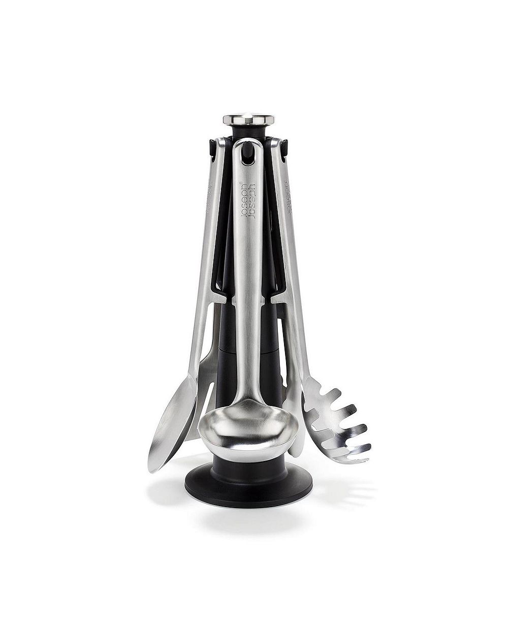 Набор кухонных принадлежностей Joseph Joseph Elevate Steel 5-Piece Utensil Set с подставкой