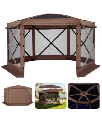 COZITO Палатка-шатер Pop Up Gazebo Screen Tent, 12 x 12 feet с сумкой для переноски