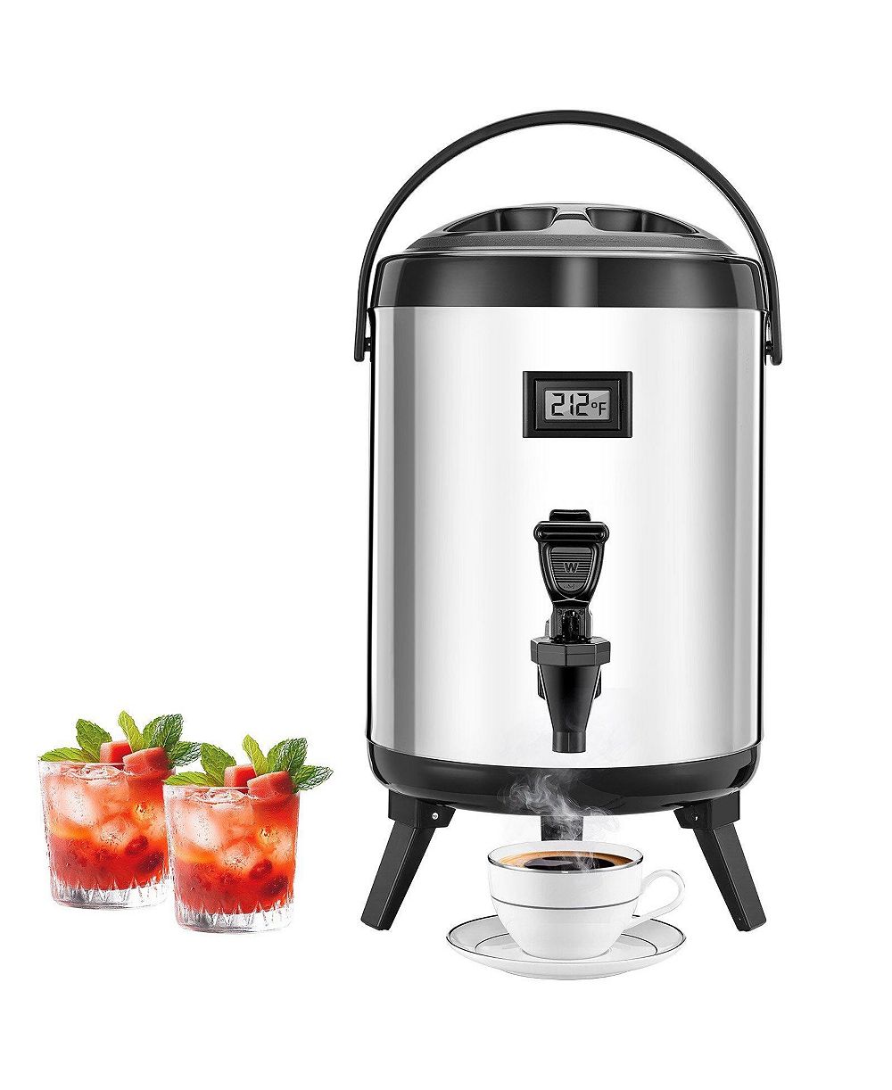 Термос для напитков COZITO 1.5 Gal 6L из нержавеющей стали с дисплеем