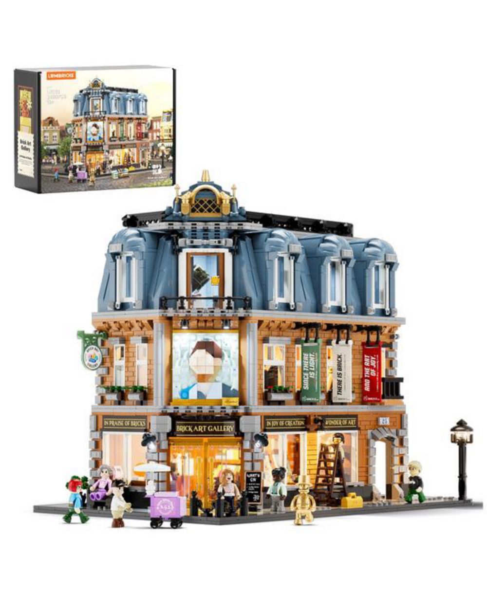 Набор Brick Art Gallery Lighting Building Bricks Set Town Life City Collection Kit с минифигурками 3400 Pcs