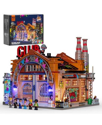 Lumibricks 2654-Pc. Factory House of Music Light-Up Building Brick Set, Multi-Form Modular Collection Kit for Adults & Teens