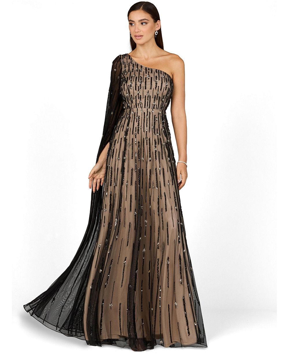 Lara Women's One Shoulder A-Line Gown