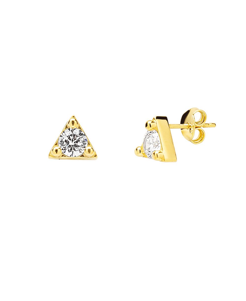 Серьги-гвоздики Spero London Triangle Sterling Silver Stud Earring