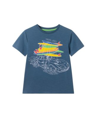 Andy & Evan Andy and Evan Big Boys Navy Surfing Graphic Tee