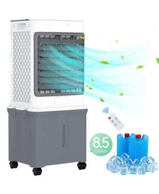 Topteng 3-in-1 Evaporative Air Cooler – 8.5 Gal Tank, 120° Swing & Remote for Living Room