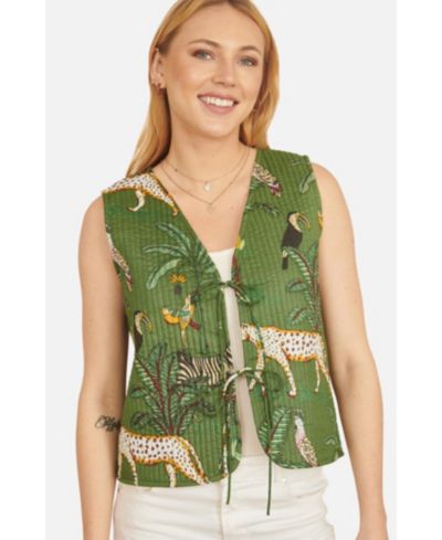 Женская куртка Yumi Animal Reversible Cotton Quilted