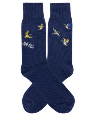 Polo Ralph Lauren мужские хлопковые носки с вышивкой и усиленной пяткой и мыском