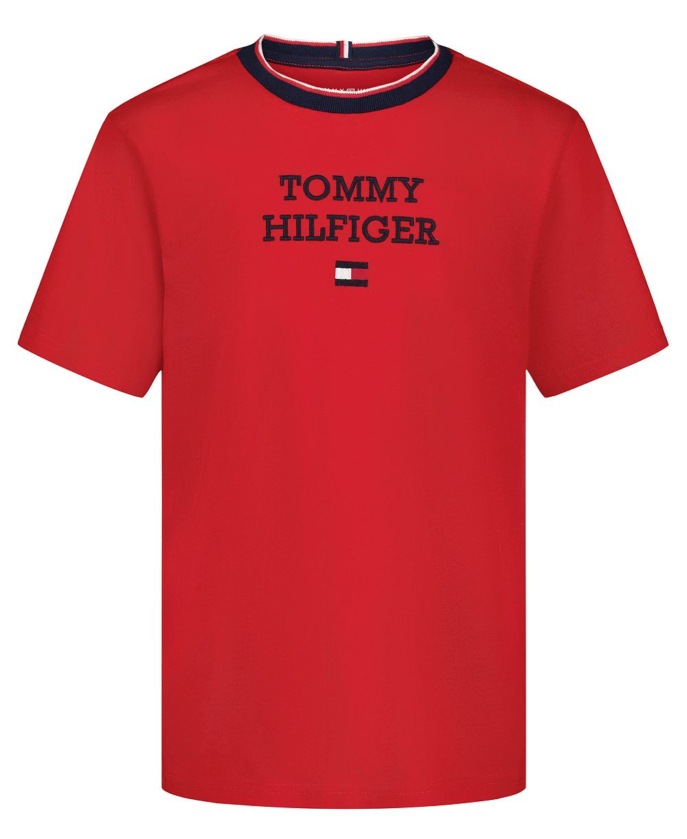 Tommy Hilfiger Boys' 8-20 Classic Lockup Short-Sleeve T-Shirts