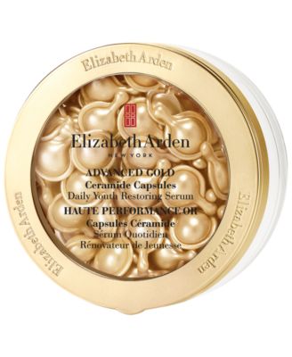 Elizabeth Arden капсулы сыворотки для восстановления молодости кожи с золотом и церамидами, 60 шт